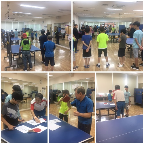 은빛청춘탁구팀과 함께 하는 어린이 탁구교실!!